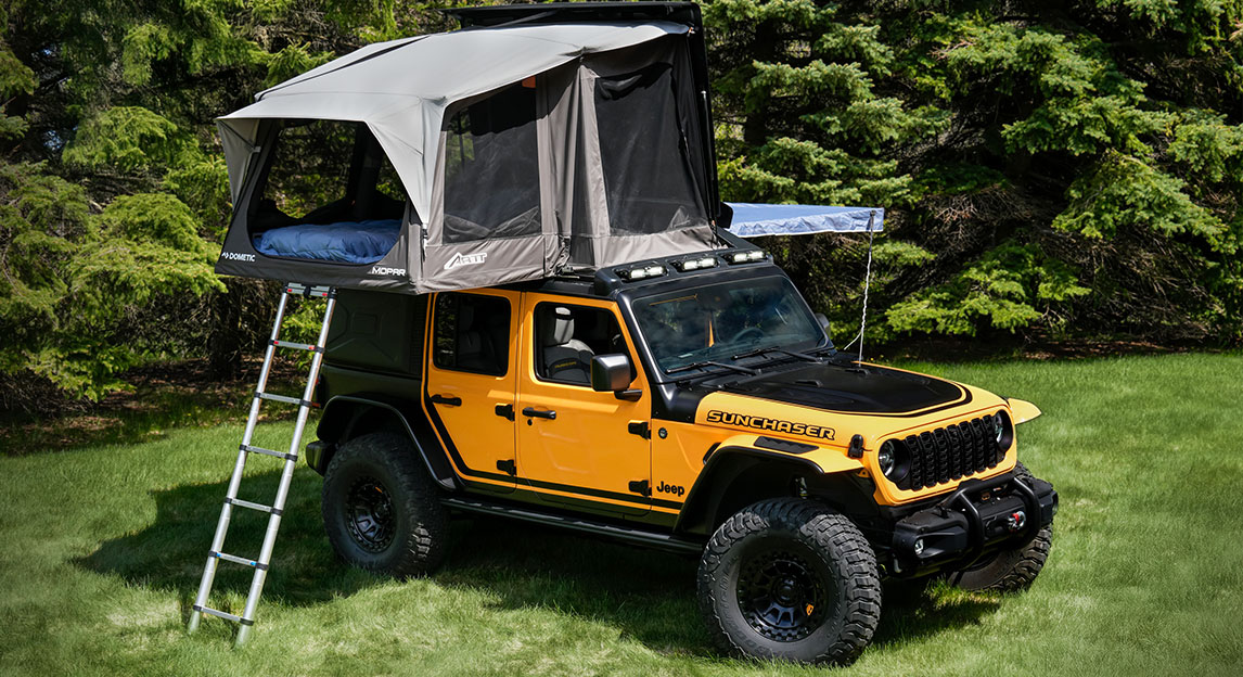 Jeep Unveils Innovative Awning and Rooftop Tent